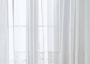 biała firanka ze zdobieniem Sinsay 300x170cm