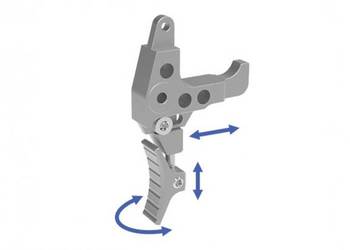 oferta016: Regulowany spust Airmaks Krait srebrny