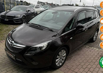 Opel Zafira 1.4 turbo +gaz pół skóry ledy xenon 7.os. Ideał 1. R .gwarancj…