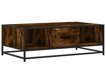 Stolik kawowy przydymiony dąb 100x57x35 cm WM-848761
