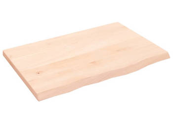 Blat stołu 60x40x2 cm surowe drewno dębowe WM-3156281