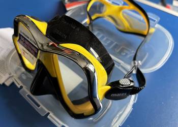 Maska do nurkowania okulary Mares X-Vision Chrome Liquid Skin żółty