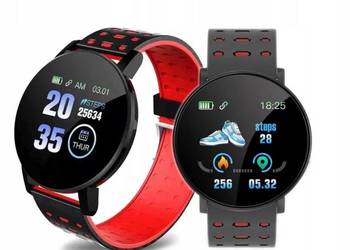 SmartWatch - Opaska Sportowa Puls Zegarek Android iOS Kroki