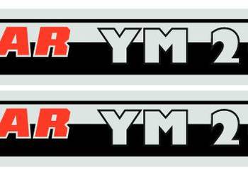 Naklejki napis YANMAR YM 2420D 2szt