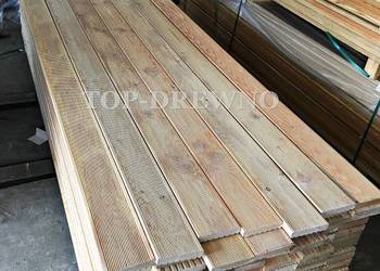 TOP-DREWNO modrzew syberyjski ryflowany, deska tarasowa, 27x142 - 6m !