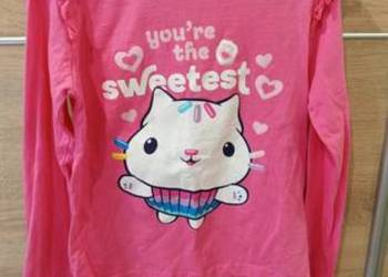 Urocza bluzka z długim rękawkiem r.134