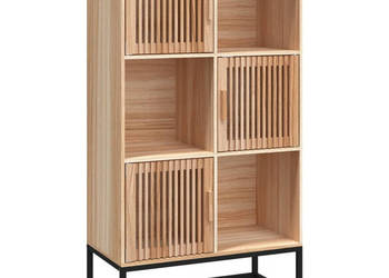 Wysoka szafka 70x35x125 cm materiał drewnopochodny WM-352138