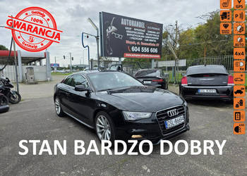 Audi A5 2.0 TFSI 230 KM, S-Line, Quattro, Panorama, Skóra, Kamera, Bluetoo…