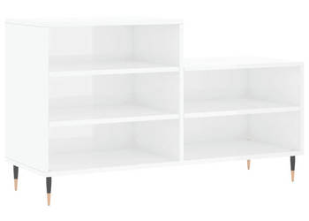 Szafka na buty wysoki połysk biała 102x36x60 cm WM-831382