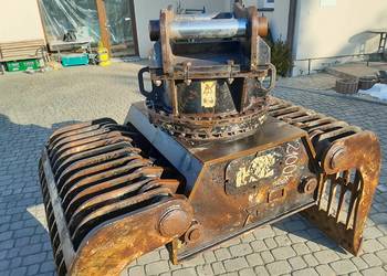 Chwytak hydrauliczny na 2 siłownikach obrotowy sortujący wyburzeniowy 2,1t