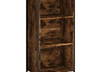 Regał przydymiony dąb 50x31x106 cm materiał drewnopochodny WM-848606