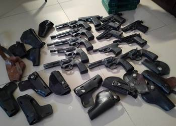 Pistolety hukowe  kaliber 6mm, uszkodzone