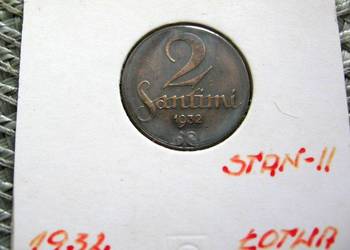 Łotwa 2 Santimi 1932r