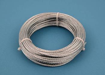 Lina stalowa 3 mm linka ocynkowana 6x7FC - 20 mb