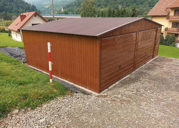 Garaż blaszany 7x5 profil zamknięty