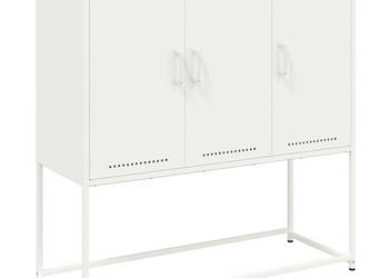 Szafka biała 1005x39x107 cm stal WM-846541