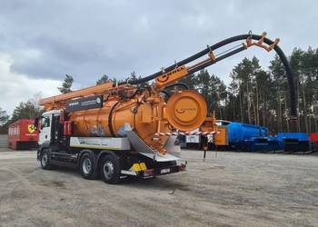 MAN WUKO KROLL KOMBI DO CZYSZCZENIA KANAŁÓW asenizacyjny separator beczka …