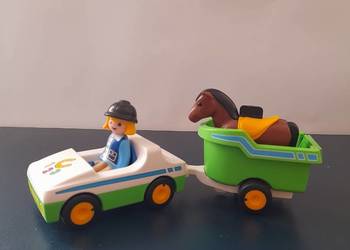 Playmobil Samochód z przyczepą dla konia