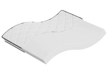 Materac piankowy średnio miękki 160x200 cm WM-373037