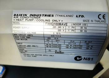 Daikin industries fxhq100mave nawiewenik