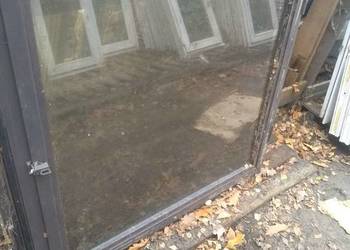 Okno aluminiowe witryna 118 x 122 cm 1180 x 1220mm