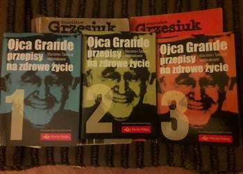 Ojca Jana Grande przepisy na zdrowe życie- Woźniak  tom 1-3