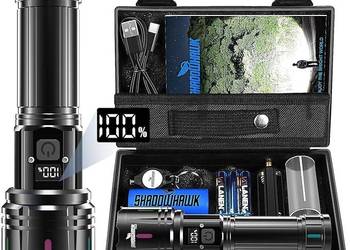 Shadowhawk Latarka LED do wielokrotnego ładowania 300000 lm