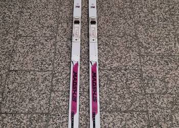 Narty biegowe MADSHUS 200 cm + wiązania NNN + łuska