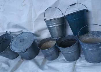 Wanna balia metalowa ocynkowana DUŻA kociołek PRL Vintage Retro wanienka
