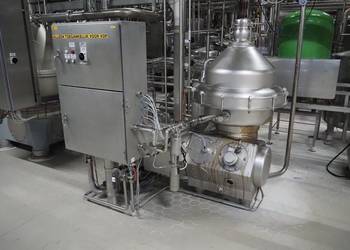 Wirówka Alfa Laval używana jako odtłuszczarka serwatki Wirówka Alfa Laval używana jako odtłuszczarka serwatki