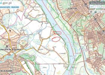 Ciszyca gm. Konstancin-Jeziorna. Dwie Działki rolne ~1200 m2