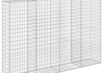 Kosze gabionowe 5 szt 300x50x200/220 cm galwanizowane żelazo WM-3146794