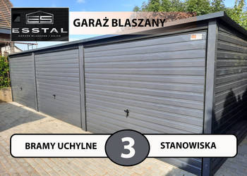 Garaże Blaszane - Grafit -|Magazyny| Kojce | Wiaty | Hale | - ESSTAL-