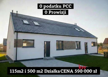 Dom bliźniak Trzek Śliwkowa 115 metrów