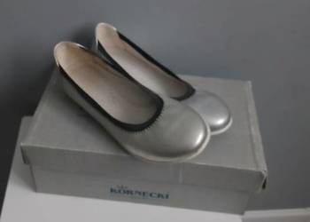 Baleriny srebrne rozmiar 36 (nr 69)