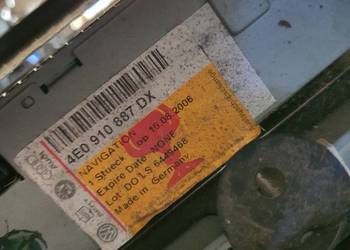 Audi navigation odtw. plyty nawigacji a6 c6 a8 d34E0910887
