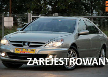 Peugeot 607 Zarejestrowany,klima,czujniki parkowania,welur