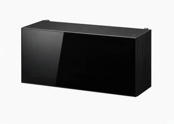 Szafka wisząca IKEA JUTIS szklany front - czarna