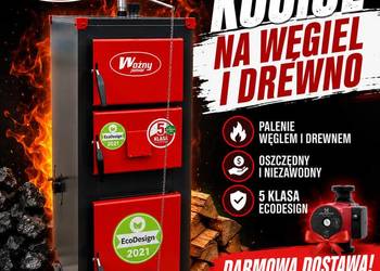 Kocioł piec c.o. tradycyjny kocioł zasypowy 5 klasa 18kW do 220m2 gratis Suwałki