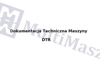 Dokumentacja techniczna tokarki DTR TUR560 TUR630M
