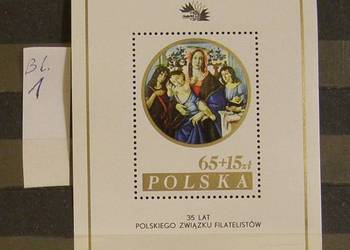 Znaczki pocztowe - Polska - Bloczek nr.1