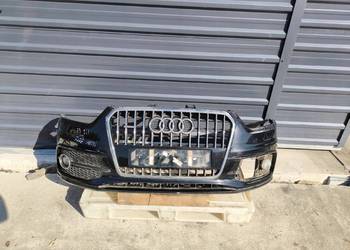 ZDERZAK PRZÓD AUDI Q3 8U LY9B POD SPRYSKIWACZE S LINE KOMPLETNY 2011-2014