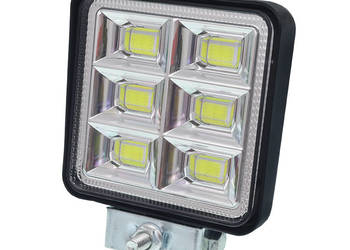LAMPA ROBOCZA HALOGEN LED, 72 LED COB KWADRATOWA, 3-RZĘDY, 12V-36V, 11
