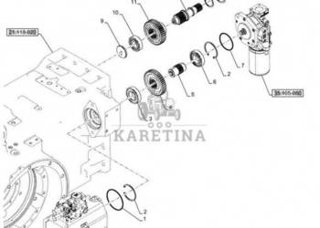 New Holland T6070 Wałek napędowy 172mm l, 18/24t 87535661