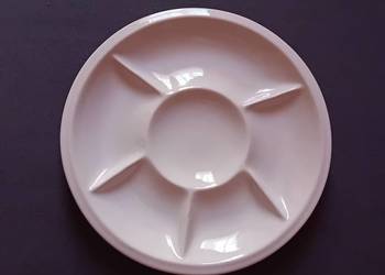 Porcelitowa patera - kabaret Pruszków, PRL. Porcelitowa patera - kabaret Pruszków, PRL.