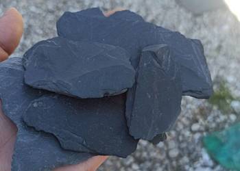 Kora kamienna Czarna Antracytowa Premium otoczak Nero Ebano grys Bazaltowy