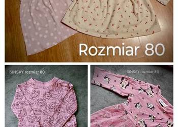 Zestaw sukienek Sinsay rozmiar 80