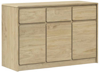 Szafka z szufladami SAUDA kolor dębowy 114x43x755 cm sosna WM-377601