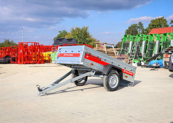 Temared ZIP 2010 KIPP przyczepa 201 x 106 cm z uchylnym dyszlem