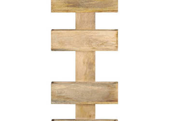 Ścienna półka na gazety 30x11x72 cm lite drewno mango WM-286466